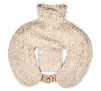 SENSLY - SB0134 Bouillotte Tour de Cou et Cervicales - Conçu pour Détente et Soulagement Musculaire - Chaleur Apaisante - Sécurité Renforcée - Dimensions 34 x 2 x 30 cm - Couleur Marron