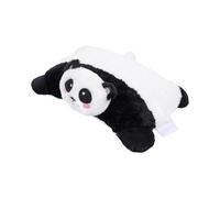 SENSLY - SB0155 - Bouillotte Coussin Micro - Ondable Panda - Mode Bien - Être et Confort - Textile Polyester - Idéal pour Détente - 34 x 0 x 26 cm - Blanc