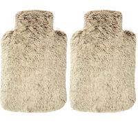 SENSLY, SB84246, Bouillotte Micro-Ondable Remplie de Billes de Céramique pour une Chaleur Durable, Fourrure Douce et Moelleuse, Idéale pour Soirées Cocooning et Soulagement des Douleurs Musculaire