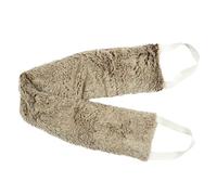 SENSLY Tour de Cou Billes Céramique Micro-Ondable Cervicales Taupe | Coton, tour de cou à billes de céramique, micro-ondable, soulagement cervicales, bien-être, taupe