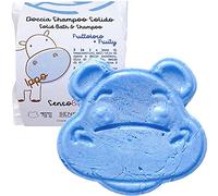 Senso Naturale Shampoing Solide Douche Bain Enfant à l'Huile de Coco, Huile d'Amande, Amidon de Riz Bio et Vitamine E, Hydrate la Peau et Démêle les Cheveux, Idéal pour Usage Quotidien, 100% Naturel