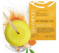 Senso Naturale Shampoing Solide Illuminant Éclaircissant pour Cheveux Ternes, Équilibrant pour Reflets Dorés Lumineux à la Camomille, Curcuma et Citron | 100% Écologique et Vegan | PH 4.5-5.5 (1)