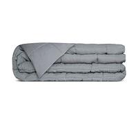 Senso-Rex Couette lestée Adulte Couverture de Poids - Couverture thérapeutique Soutien pour la thérapie de Traitement sensoriel - pour l'Anxiété et Les Troubles du Sommeil Gris 150x200cm 12 kg