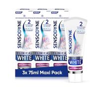 Sensodyne Clinical White Sensodyne Dentifrice Anti-taches Saveur Menthe Protection Sensitivity 3 x 75 ml