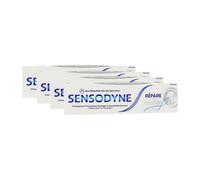 SENSODYNE Dentifrice blanchissant Réparation & protection 75 ml - Lot de 4 (4 x 75 ml = 4 tubes)