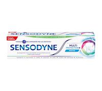 SENSODYNE Dentifrice Multi Protection+, Menthe, Action 8 en 1, Protège contre la Sensibilité Dentaire, Renforce l'Émail, Nettoie en Profondeur, Cliniquement Prouvé, Lot de 2 x 75ml