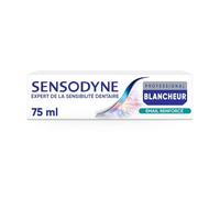 SENSODYNE - Dentifrice Protection Anti-Sensibilité, Sourire Éclatant et Blanc Naturel (Tube 75 mL) - lot de 3 - Vendu par Lot