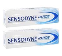 Sensodyne Dentifrice Rapide 2x75ml