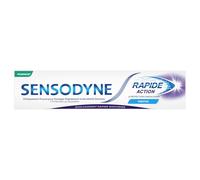 SENSODYNE - Dentifrice Rapide Action Blancheur - Soulagement Rapide & Protection Longue Durée Contre la Sensibilité Dentaire - Aide à Eliminer les Taches Dentaires - Lot de 4 x 75 ml