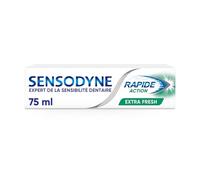 Sensodyne - Dentifrice Rapide Action Extra Fresh, Pour les Dents Sensibles, Apporte une Protection Longue Durée, Menthe Fraîche - 75ml