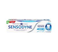 SENSODYNE - Dentifrice Répare & Protège - Réparation Au Quotidien des Dents Sensibles - Effet Cliniquement Prouvé pour Soulager la Sensibilité Dentaire - À Base de Novamin - Menthe - 75 ml