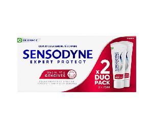 Sensodyne Dentifrice Sensibilité et Gencives Menthe Fraiche Lot de 2 x 75ml