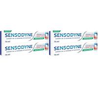 Sensodyne Dentifrice Sensibilité et Gencives, Menthe Fraîche, Traitement Des Dents Sensibles et Gencives, Lot de 4x75 ml