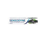Sensodyne Dentifrice Soin Blancheur Naturelle, Action Sensibilité 24H, Traitement Sensibilité, Dentifrice Blanchissant au Charbon d'Origine Naturelle, 75ml
