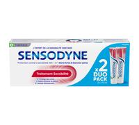Sensodyne – Dentifrice Traitement Sensibilité – Protection 24h – Lot de 2 x 75 ml