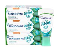 Sensodyne Pro-émail Junior, Dentifrice pour Enfants de 6 à 12 ans, Aide à Prévenir les Caries et Renforce l'Émail, Menthe Douce, Lot de 3 x 50ml