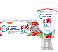 Sensodyne ProSchmelz Kids Dentifrice pour enfants de 0 à 6 ans Pour les dents de lait Pour l'émail fort et la protection contre les acides sucrés 50 ml