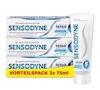 Sensodyne Repair* & Protect Dentifrice quotidien au fluorure d'étain pour les dents sensibles à la douleur et protection durable, 3 x 75 ml