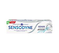 SENSODYNE - Soin Réparateur et Protection Blancheur, Dentifrice Novamin Effet Doux (Tube 75mL) - Le Lot De 3