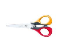 Maped - Ciseaux Sensoft 13 cm - Ciseaux Enfants avec Anneaux Souples et Ergonomie 3D - Ciseaux Scolaires dès 4 Ans - Pour Maternelle et Primaire - Coloris Rouge et Jaune