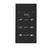 Sensor 3 fases con termostato,configurado, berker TS sensor de hager, negro