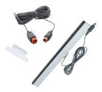 Sensor Bar filaire pour Nintendo Wii et Wii U + rallonge 3 mètres - Longueur totale 5,80 m avec rallonge - Capteur Infrarouge + Socle - Straße Game