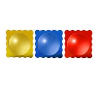 Sensory Bubble Mirror Wall - 3-Pieces Playful Acrylic Decor | Bubble Mirror Wall Decor | 10 Inch Adhesive Dots, Visual Tactile Sensory Toy, for Home Office School Kindergarten Game Room Playroom Dayca