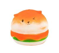 Sensory Fidget Toy, Slow Rebound Food Shaped Squishy Toy for Stress Relief, Slow Rising Hamburger Bread Design for Adults Kids Teens Boys Or Girls Party Favors and Relaxation