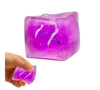 Sensory Squeeze | Squish Toy | Stress Toy | Dumpling Squishy | Realistic Elastic Cube Fish Inside Decoration - Fidget Toys - for Christmas Stocking Stuffers Boy Girl Adults Party Favors