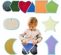 Sensory Tiles For KidsSensory Mats For Autistic ChildrenMultisensory ExplorationTexture ToysSensory Mats (Shapes)