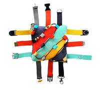 SENSORY4U Oreiller à boucle sensorielle Activité de jouet de développement de la motricité fine - Plus compétences de comptage et de tri de filetage et nouage tout-en-un