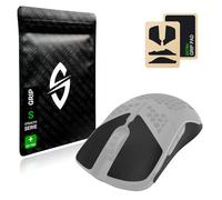 SensoryBoost Grip Tape pour Souris - Compatible avec Glorious Model O | Forte adhérence, absorbe la transpiration, sans texture, toucher doux, ultra-fin 0,5 mm - Feuille à découper incluse