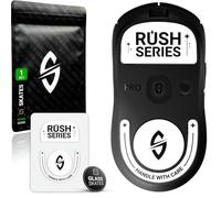 SensoryBoost Rush Glides - pour Logitech G Pro X 2 Superlight, Superstrike | VERRE - Patins de souris en verre pour une glisse ultrarapide et directe, à bords arrondis - Non adaptés aux tapis en verre