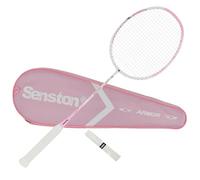 Senston Raquette De Badminton en Carbone, Raquette Badminton Carbone Professionnel 5U, Racket avec Sac pour Ado, Pro, College, Adultes