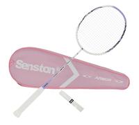 Senston Raquette de badminton légère 100 % carbone complète avec sac de badminton