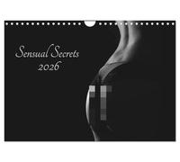 Sensual Secrets (Wandkalender 2026 DIN A4 quer), CALVENDO Monatskalender: Leidenschaftliche Augenblicke in schwarzweiss