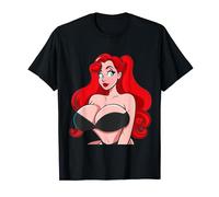 Sensuelle Rousse Plantureuse Lady T-Shirt