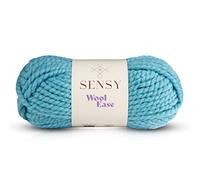 Sensy Wool Ease Pelote de laine super épaisse Calibre 6 Bleu layette 99,2 g 60 m