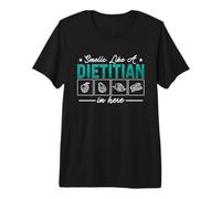 Sent comme Un diététicien Ici Aime Une diététiste Saine T-Shirt Haut de Gamme