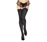 SENTELEGRI Sentelegi Bas opaques 40 deniers Uni Top - Tailles S-XL - Bas doux et durables pour femme, Noir , XL Grande taille