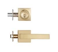 Sentes de verrouillage de porte d'entre NCSEN avec ple d'orage en laiton en laiton en laiton en laiton carr