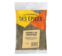 Senteur ensoleillée, éclat d’herbes de Provence - LA PLANETE DES EPICES, mélange subtil de romarin, basilic, thym, marjolaine et sarriette, 65 g - Lot de 6