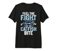 Sentez Le Combat de la Morsure du Poisson-Chat T-Shirt Haut de Gamme