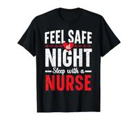 Sentez-Vous en sécurité à la tombée de la Nuit avec Une infirmière médicale T-Shirt Graphique avec Valeur