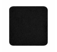 Sentidos Tapis de Bain - 50 x 50 cm - Absorbant l'eau - Doux - pour Toilettes, Douche, Toilettes - Noir