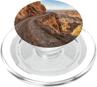 Sentier sinueux pittoresque du Canyon de Cliff Edge Desert Road PopSockets PopGrip pour MagSafe