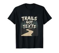 Sentiers Pas Textes Camping Randonnée Nature Aventure T-Shirt