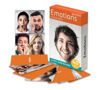 Sentiments et Émotions Flash Cards Volume 1. 40 Cartes-Photos Langage de Développement des Émotions. Matériel d'Orthophonie, Matériel ESL.