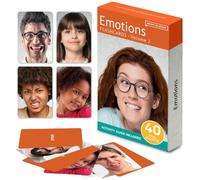 Sentiments et Émotions Flash Cards Volume 2. 40 Cartes-Photos Langage de Développement des Émotions. Matériel d'Orthophonie, Matériel ESL.