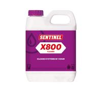 Sentinel 88015 X800 Nettoyant à Action Rapide 1 Litre detartrant desembouant, Clair, 1.00 l (Pack of 1)